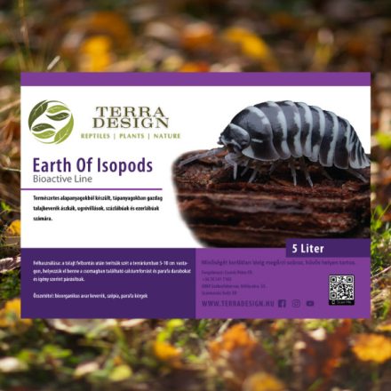 Earth Of Isopods 7 liter - Bioaktív Talajkeverék Ászkáknak